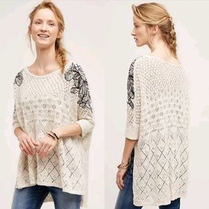 Knitted & Knotted Oversized Launa Poncho Sweater
